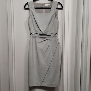 Calvin Klein size 4 light gray dress....